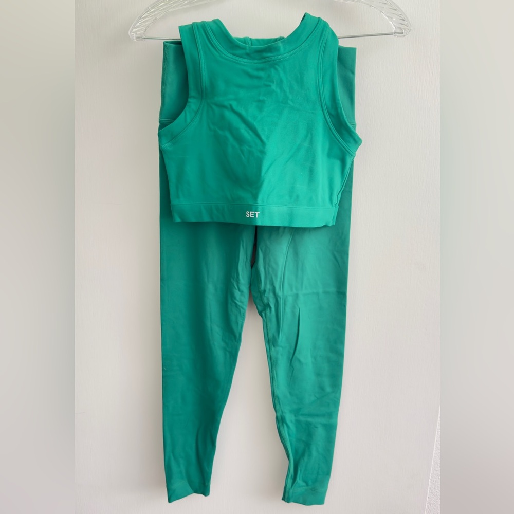 Set active Kelly green sport body set